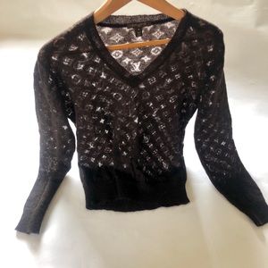 LIKE NEW Luis Vuitton Monogram Wool Sweater